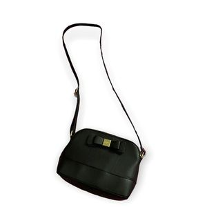 Jessica Simpson Black Leather Crossbody Bag